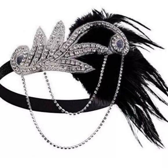 Great Gatsby 1920\'s Flapper Feather main image 7